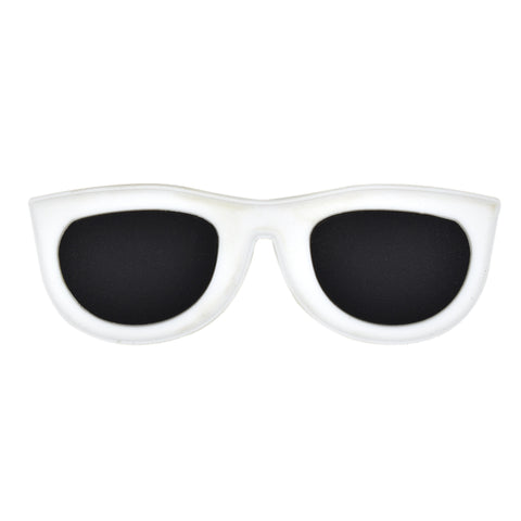 Bag's frizzle White Glasses