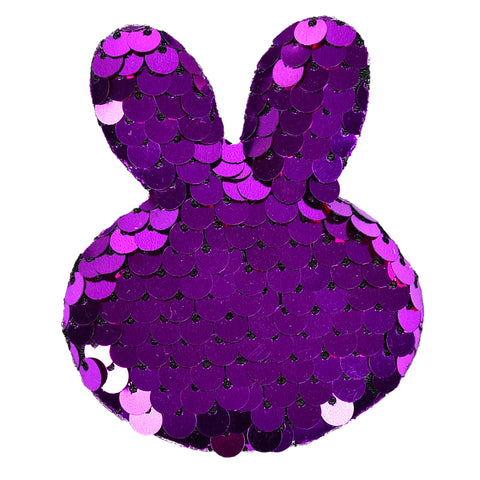 Glitter Frizzle Rabbit - Purple